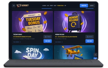 Aerobet Casino site